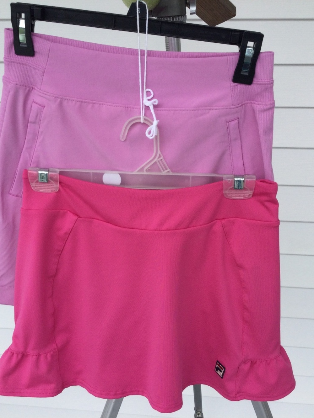 Member’s Mark & Fila Pink Skorts,, Size XSmall. & Small